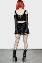 Carica l&#39;immagine nel visualizzatore di Gallery, Killstar Neon&#39;s Ink Stain Skirt
