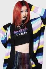 Carica l&#39;immagine nel visualizzatore di Gallery, Killstar Neon Rainbow Cardigan
