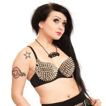 Carica l&#39;immagine nel visualizzatore di Gallery, Poizen Industries -  Cone Stud Bra.
