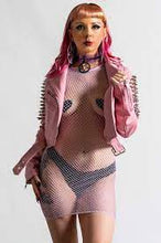 Carica l&#39;immagine nel visualizzatore di Gallery, Killstar Disharmony Biker Jacket Pink/Lilac
