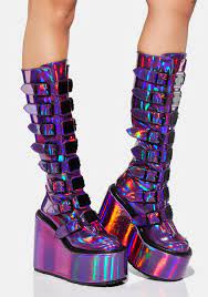 Demonia Shoes Swing 815 Purple