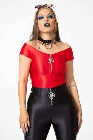 Killstar Vervain Top Scarlet