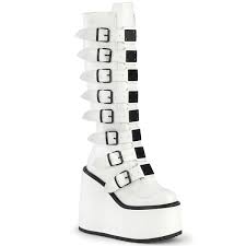 Demonia Shoes Swing 815 White